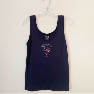 Vintage 1996 Harley Davidson Dayton Bike Week Tank Top - M